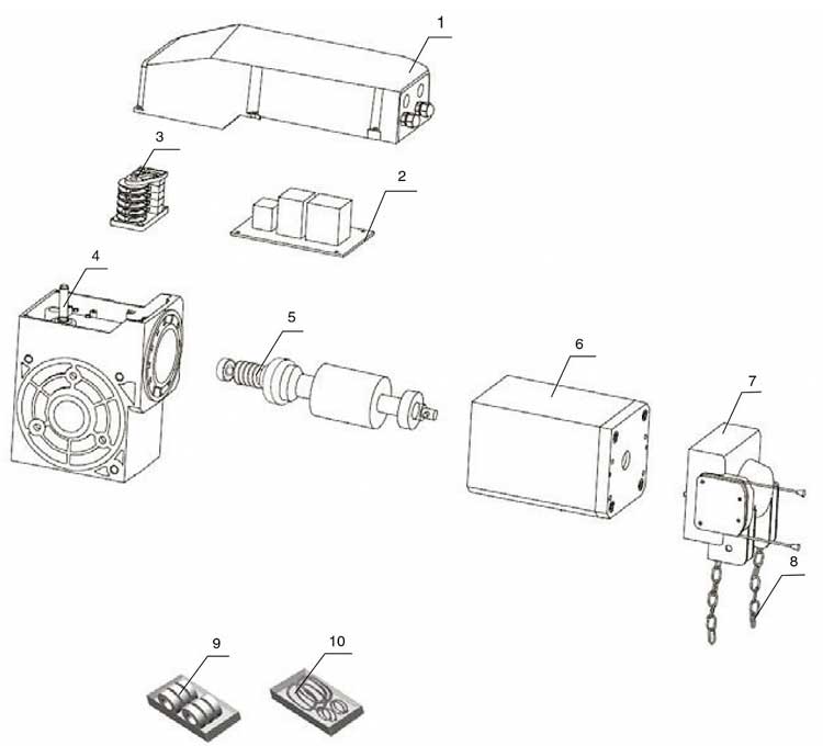 Запчасти для привода DoorHan Shaft-120 Запчасти для привода DoorHan Shaft-120