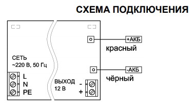 Схема подключения РАПАН-20П Схема подключения РАПАН-20П