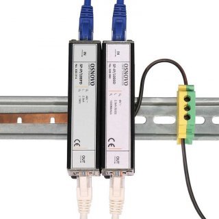 OSNOVO SP-IP/100D устройство грозозащиты для локальной вычислительной сети (скорость до 100 Мб/с) фото