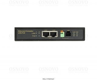 OSNOVO TR-IP2PoE удлинитель Ethernet на 2 порта до 3000м с функцией PoE фото