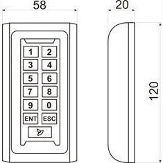 IronLogic Matrix-IV (мод. EHT Metal Keys) (9479 / 6207 / 15694) фото
