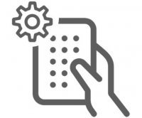 Монтаж биометрического считывателя