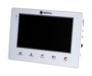Optimus VM-7S белый цветной видеодомофон фото Optimus VM-7S белый цветной видеодомофон фото