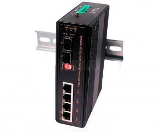 OSNOVO SW-8042/IF промышленный Ultra PoE(60W) коммутатор Gigabit Ethernet на 6 портов фото