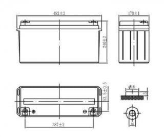 DELTA DTM 12150 L аккумулятор фото