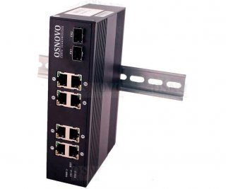 OSNOVO SW-60802/IC промышленный PoE коммутатор на 10 портов фото