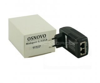 OSNOVO Midspan-1/151A PoE-инжектор, passive PoE фото
