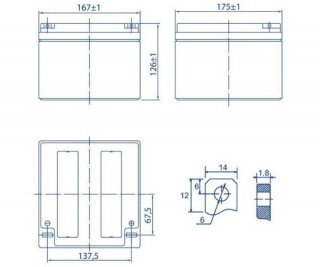 Battbee BT 1226 аккумулятор фото