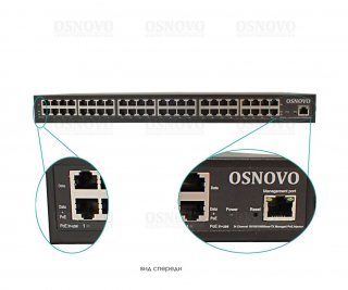 OSNOVO Midspan-24/370RGM управляемый PoE-инжектор Gigabit Ethernet на 24 порта фото